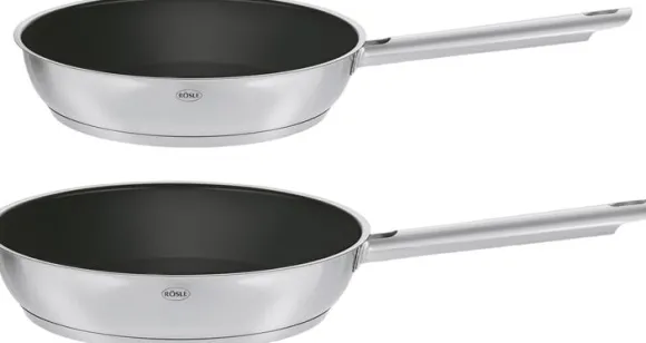 Stekpanneset PureElements 20+28 cm Stål/Svart