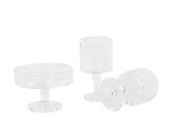 0405 Stem Glass Set of Two | Clear | Wide