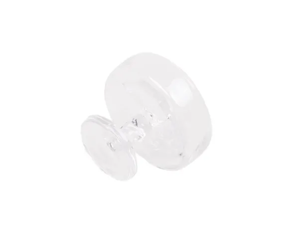 0405 Stem Glass Set of Two | Clear | Wide