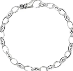 Sterling Silver Star Link Bracelet