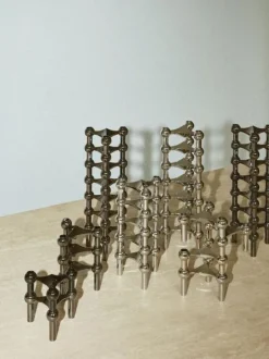 STOFF Nagel ljusstake krom