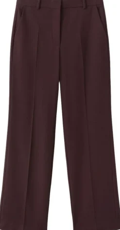 Straight-fit suit trousers