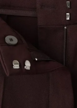 Straight-fit suit trousers