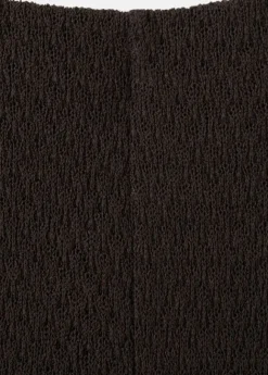 Straight knitted trousers