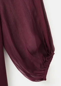 Strapless dress with ruffles