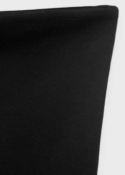 Strapless peplum top