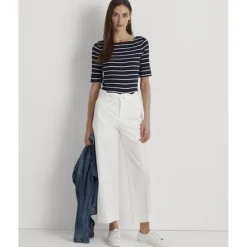 Striped Boatneck Top