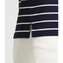 Striped Boatneck Top