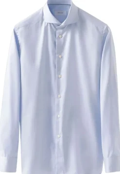 Super Slim Fit Light Blue Signature Twill Shirt