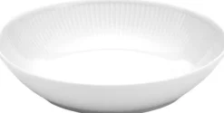 "Tallerken dyp PlissÃ© 23 cm Hvit"
