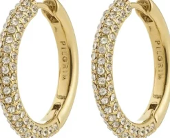TATUM large hoops gold-plated
