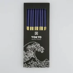 TDS Bamboo Chopstick Set/5 D. Blue