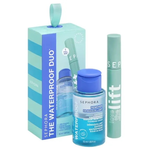 THE WATERPROOF DUO - En duo av vattenfast mascara och sminkborttagning