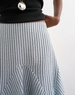 TSELOWEN LR CRINKLE MAXI SKIRT WVN