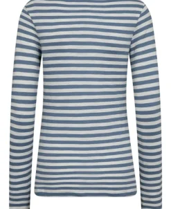 T-shirt, long sleeve, boat neck, st