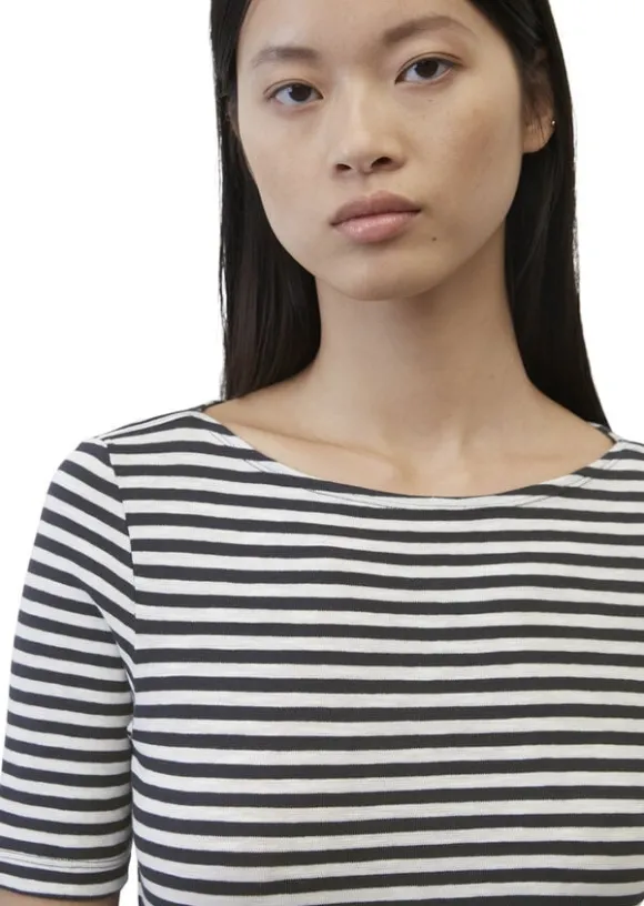 T-shirt, short sleeve, boat neck, s