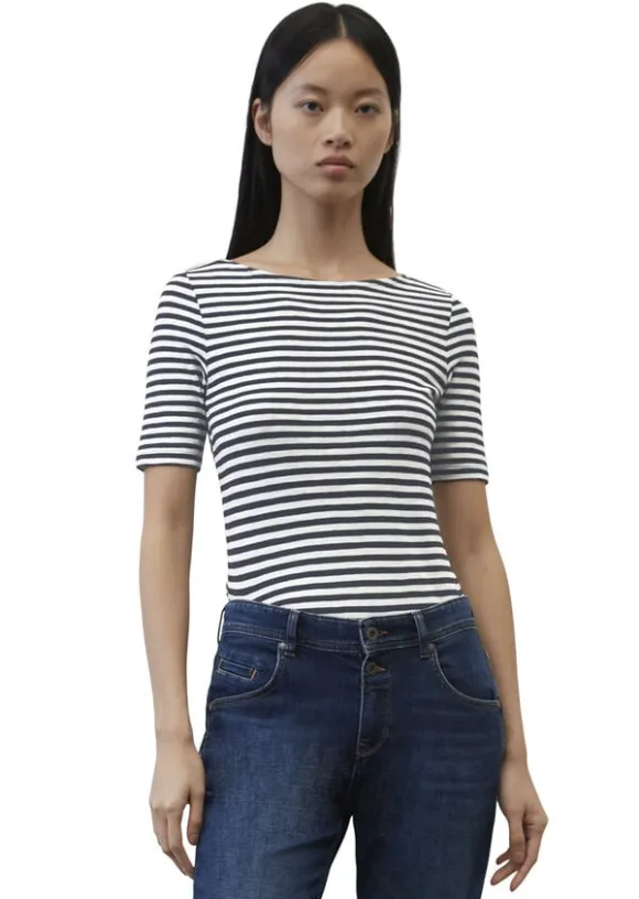 T-shirt, short sleeve, boat neck, s