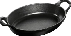 Ugnsform 21 Svart Oval Gjutjärn