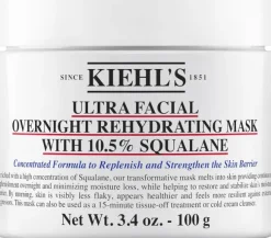 Ultra Facial Overnight Rehydrating Mask with 10. 5% Squalane