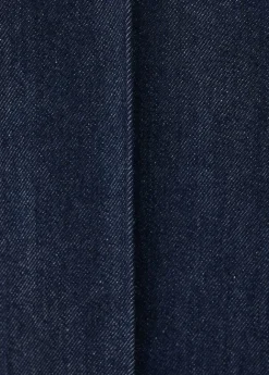 Wide leg mid-rise jeans