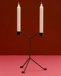 Wire Candleholder-Green