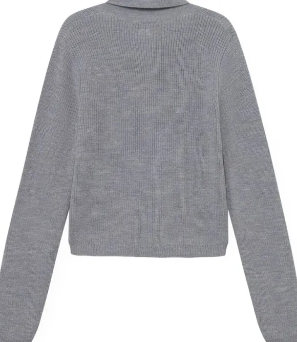 Wool Zip Cardigan Keep Me