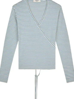 2x2 Cotton Stripe Susi LS Top