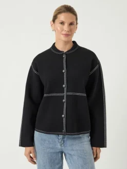 YASJENA LS KNIT CARDIGAN